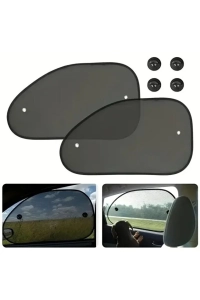 65x38 Cm Güneş Ve Uv Işın Engelleyici Yan Camlar Için Güneşlik, Görüş Engellemeyen Yan Güneşlik